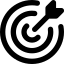 Bullseye arrow