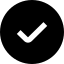 Check icon in a circle