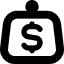 Money in a bag icon