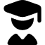 User graduate icon